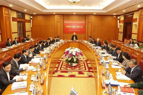 Efectúan sesión 23 del Comité Directivo Central para lucha contra la Corrupción de Vietnam