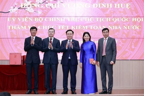 Presidente parlamentario vietnamita visita auditoría estatal 