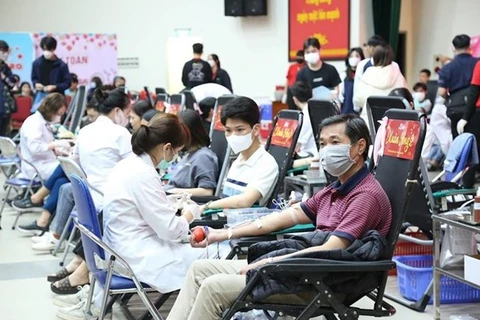 Arranca mayor festival de donación de sangre de primavera en Vietnam