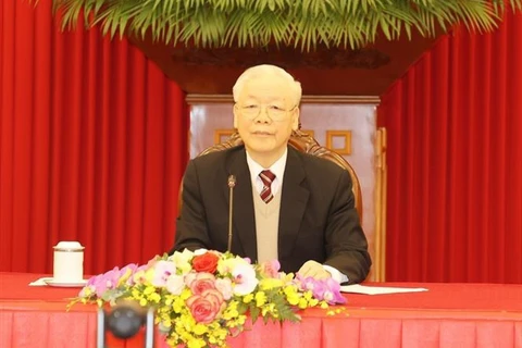 Líderes partidistas de Vietnam y Japón celebran reunión virtual de alto nivel 