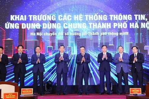 Hanoi lanza sistemas de información y aplicaciones de uso común