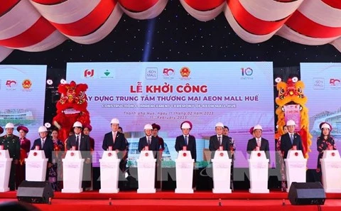 Comienzan construcción de Aeon Mall en provincia centrovietnamita