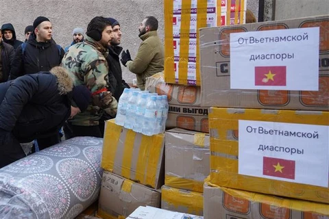 Comunidad vietnamita en Rusia ayuda a víctimas de terremoto en Siria 