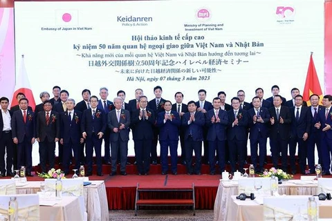 Efectúan seminario económico de alto nivel Vietnam-Japón 