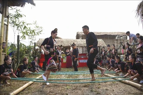 Impresionante Festival de la Flor de Ban en ciudad de Dien Bien Phu