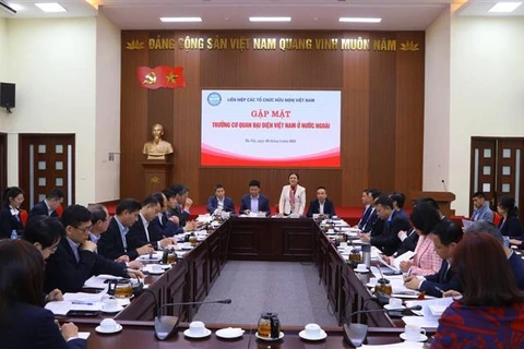 UOAV se reúne con jefes de órganos representativos de Vietnam en el exterior