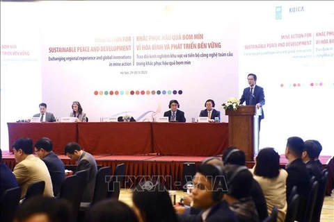 En Hanoi seminario sobre progreso global en remoción de bombas y minas