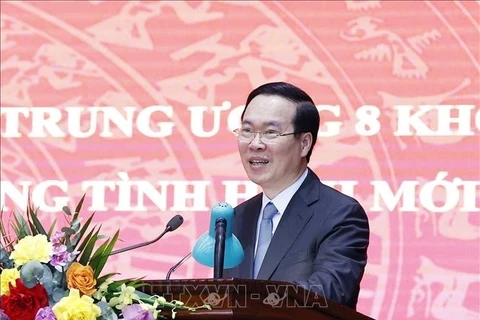 Presidente vietnamita resalta importancia de Hanoi en la estrategia de defensa nacional