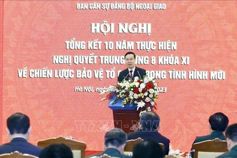 Presidente vietnamita destaca aportes de las relaciones exteriores a defensa nacional