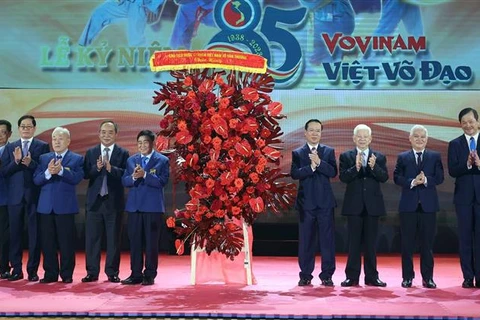 Presidente asiste a ceremonia por el 85 aniversario de fundación de Vovinam