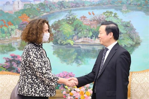 Vicepremier recibe a directora nacional del Banco Mundial en Vietnam