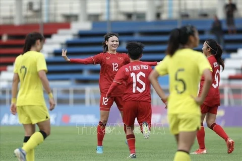 Fútbol femenino de Vietnam obtiene primer logro alentador en SEA Games 32