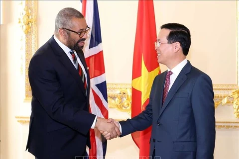 Presidente vietnamita se reúne con líderes de Reino Unido y Cuba 