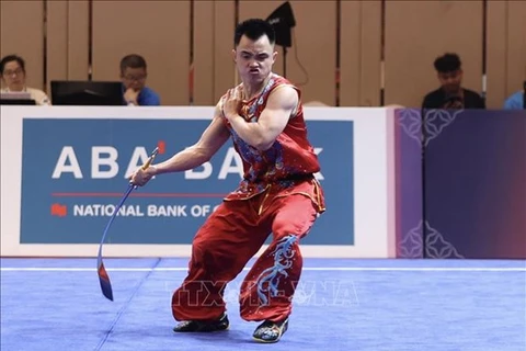 SEA Games 32: Equipo de wushu de Vietnam gana otra medalla dorada 