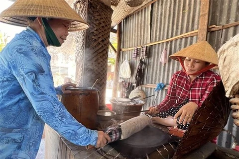 Aldea de oficio Thuan Hung reconocida como patrimonio cultural intangible nacional 