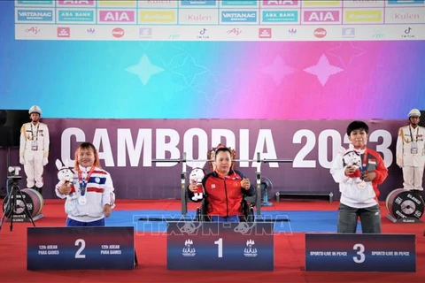 Vietnam ocupa segundo lugar en medallero de Juegos Paralímpicos regionales