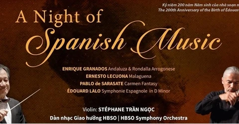 “Noche de Música Española” llegará a Ciudad Ho Chi Minh