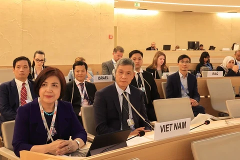 Participa Vietnam en sesiones sobre derechos humanos y cambio climático en Ginebra
