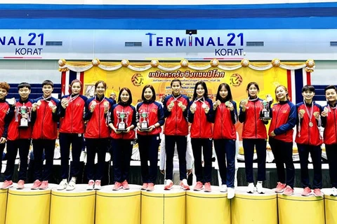 Equipo femenino de Vietnam conquista oro en campeonato mundial de Sepak Takraw