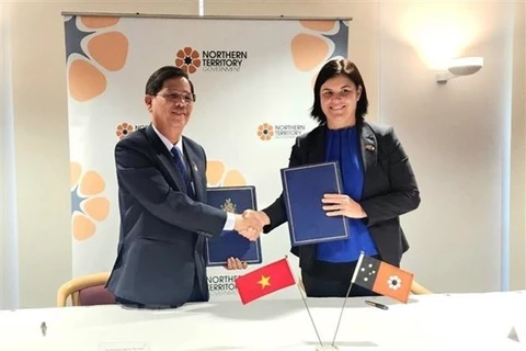 Khanh Hoa y Territorio del Norte de Australia firman plan de cooperación