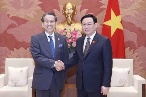 Titular parlamentario vietnamita recibe a asesor especial del Gobierno de Japón