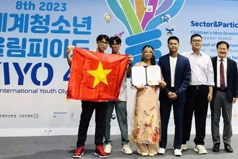 Estudiantes vietnamitas ganan lauros en Olimpiada Internacional de Ciencias de Corea del Sur