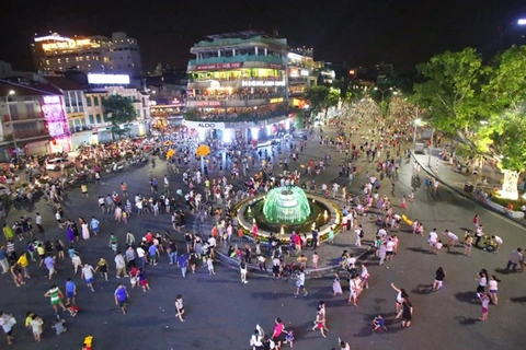 Zonas peatonales de Hoan Kiem estarán abiertas durante feriado por Día Nacional