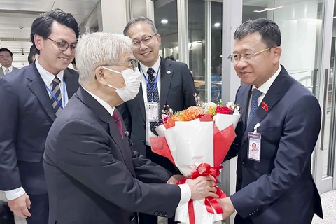 Presidente de Cámara de Consejeros de Japón inicia visita a Vietnam
