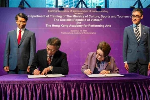 Vietnam y Hong Kong (China) promueven cooperación en capacitación cultural y artística