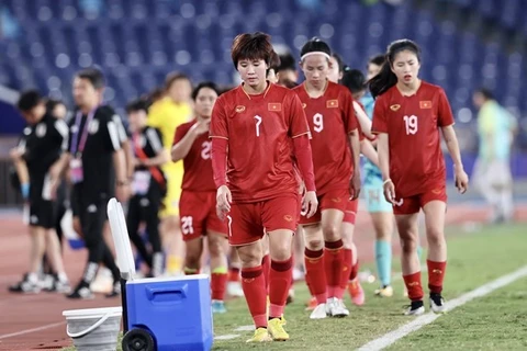 Selección femenina de fútbol vietnamita eliminada de Juegos Asiáticos