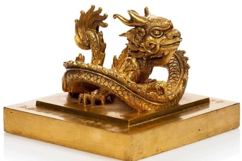 Finalizarán este mes procedimientos para repatriar el sello de oro de la dinastía Nguyen