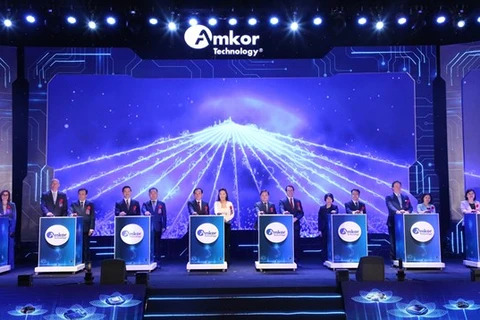 Amkor Technology de Corea del Sur inaugura fábrica en provincia vietnamita