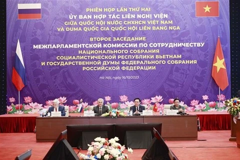 Parlamento de Vietnam y Duma Estatal de Rusia determinan fomentar asociación estratégica integral