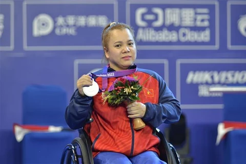 Vietnam cosecha medalla de plata en halterofilia en Juegos Paralímpicos de Asia 2023