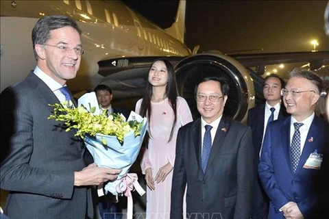 Premier holandés inicia visita oficial a Vietnam