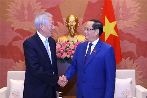 Promueven cada vez más práctica y efectiva asociación estratégica Vietnam-Singapur