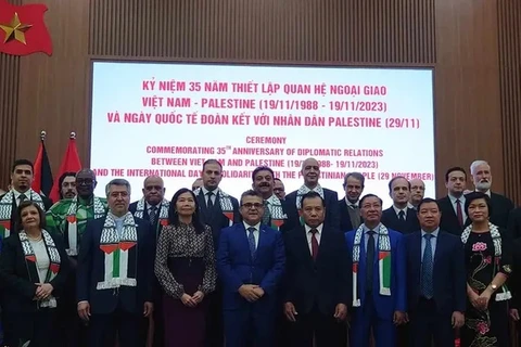 Celebran 35 aniversario de nexos diplomáticos Vietnam-Palestina