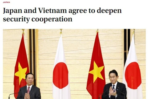 Prensa nipona resalta importancia de visita de presidente vietnamita