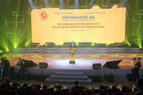 Efectúan quinto Foro Nacional sobre Desarrollo de Empresas de Tecnología Digital de Vietnam