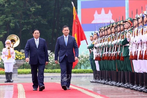 Gobierno camboyano elogia visita de su primer ministro a Vietnam