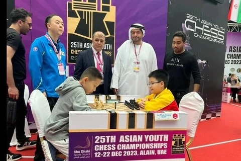 Ajedrecista vietnamita gana medalla de oro en Campeonato Asiático Juvenil