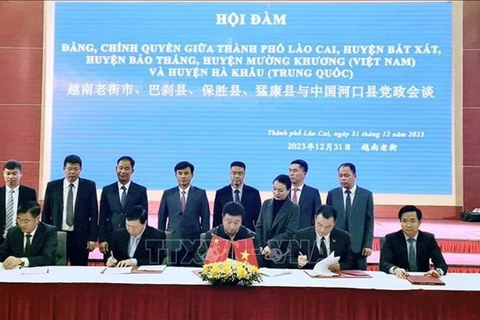 Provincias fronterizas de Vietnam y China intensifican su cooperación