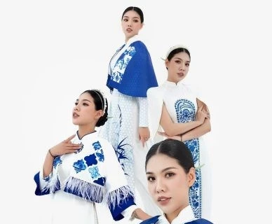 Presentan las colecciones de Ao dai, inspiradas en la cultura de Hanoi