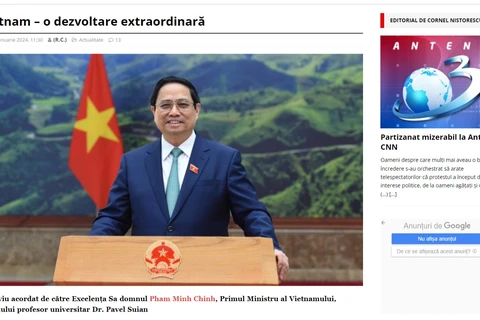 Vietnam desea profundizar cooperación con Rumania, afirma premier
