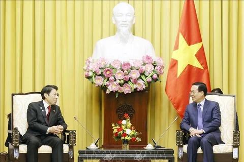 Presidente vietnamita exige agilizar actividades para mejorar lazos con Japón