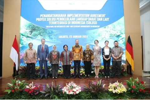 Indonesia y Alemania cooperan para reducir la degradación de la tierra y el mar