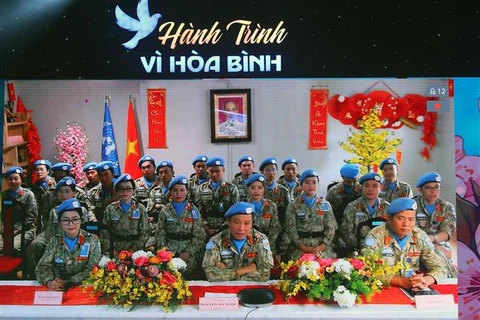 Organizan programa "Viaje por la paz" de cascos azules vietnamitas