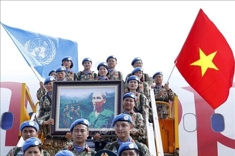 Cascos azules vietnamitas en Abyei se preparan para celebrar Año Nuevo Lunar