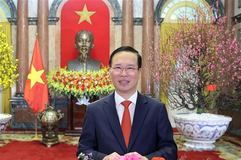 Mensaje de felicitación del presidente de Vietnam en ocasión del Año Nuevo Lunar 2024