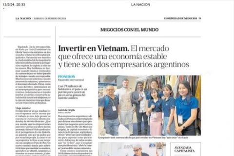 La Nación de Argentina resalta oportunidad de invertir en Vietnam